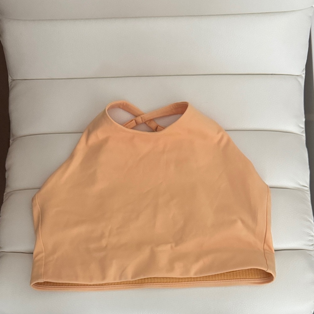 Girlfriend Collective Apricot sports bra